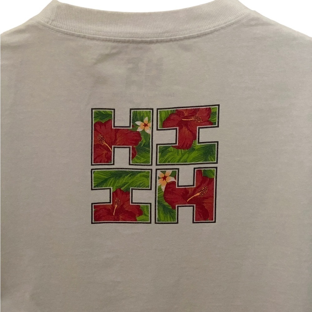 HAWAII’S FINEST Ianuali Line 2020 Red & Green Floral Tropical Shirt Men 2XL XXL - Picture 4 of 7